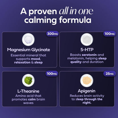 Dream Potion | Magnesium Blend with Glycine, L-Theanine, and Chamomile for Calm & Sleep | 30 Servings