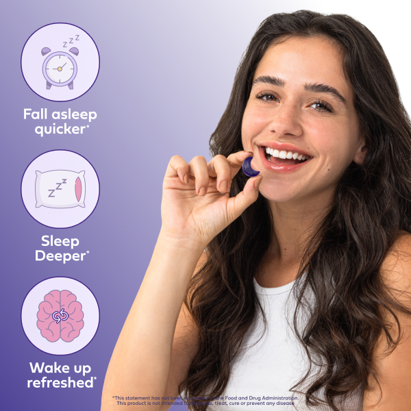 Dream Gummies | Natural Sleep Gummies with Magnesium, Melatonin & L-Theanine for Deeper Sleep | Made in USA | 60 Gummies